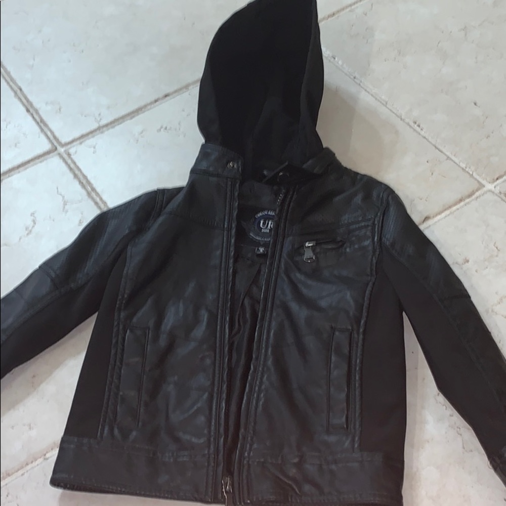 Boys Leather Style Jacket